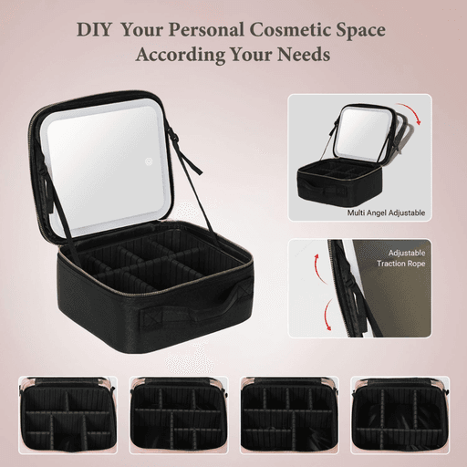 Coffret de Rangement Maquillage avec Miroir LED thumbnail 4