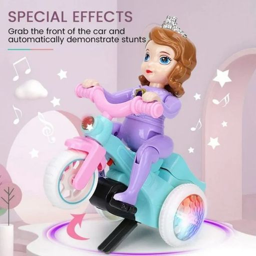 Tricycle pour enfants avec rotation à 360°, sons amusants et lumières LED clignotantes thumbnail 3