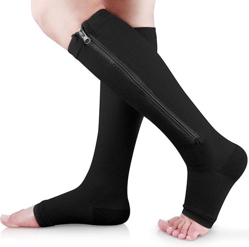 Lot de 2 Paires de Chaussettes de Contention Unisexe thumbnail 2