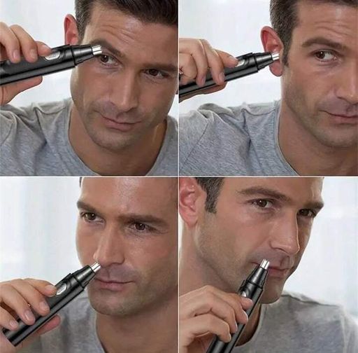 Tondeuse à nez électrique USB rechargeable pour une épilation sans douleur thumbnail 2
