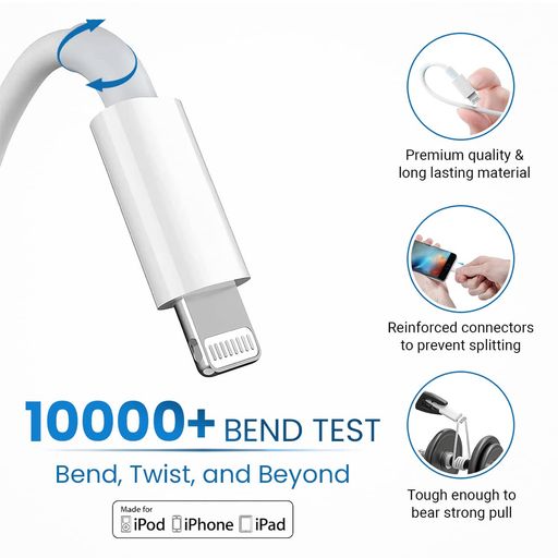 Câble De Chargement Usb Pour Iphone thumbnail 3