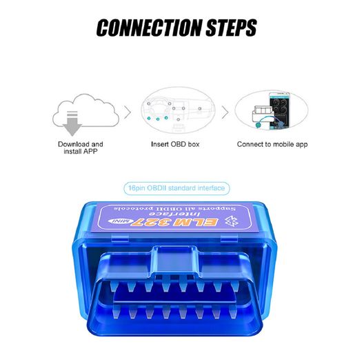 Mini Scanner de Diagnostic de Voiture Bluetooth pour Android thumbnail 2