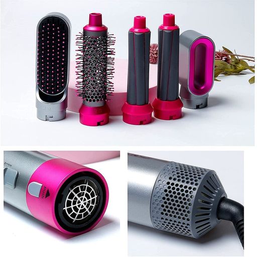 Protection capillaire premium avec effet antistatique coiffure à air chaud 5 en 1 thumbnail 3