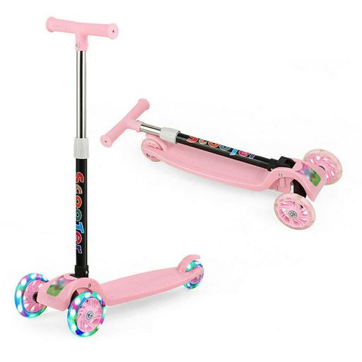 Trottinette pliable pour enfants avec trois options de hauteur thumbnail 2