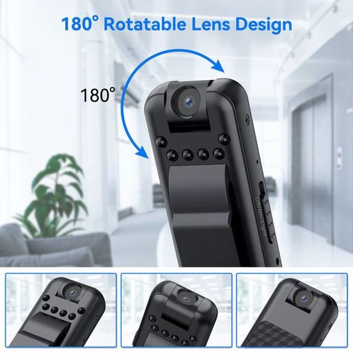Explorez l’invisible avec notre Mini Cam Full HD 1080P Un micro caméscope corporel polyvalent thumbnail 3
