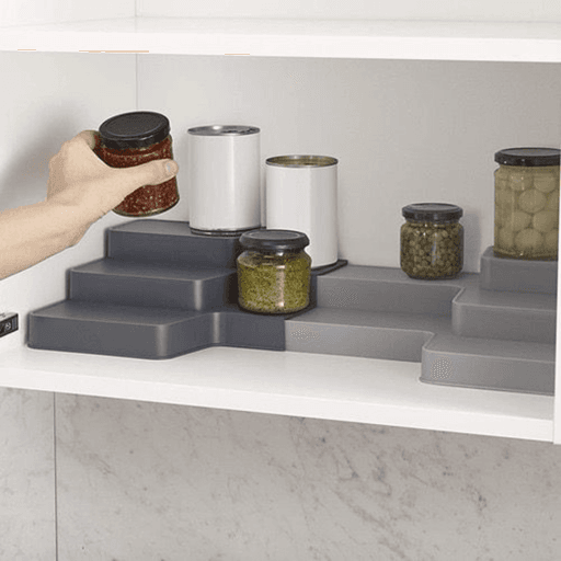 Solution de rangement extensible à plusieurs niveaux pour vos armoires de cuisine thumbnail 3
