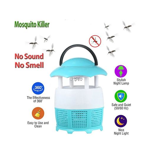 Lampe Anti-Moustiques Électrique USB avec Piège à Insectes, Écologique et Pratique thumbnail 4