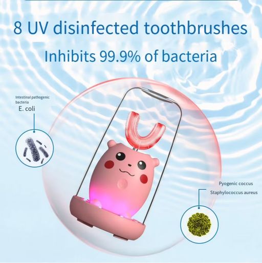 Brosse à Dents Électrique en Forme de U pour Enfants thumbnail 3