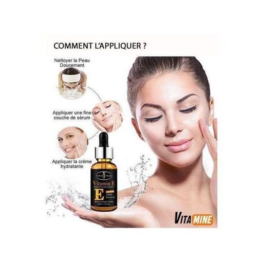 Sérum Visage Anti-âge Vitamine E 100% Naturel Halal Blanchissant et Fait Briller thumbnail 2