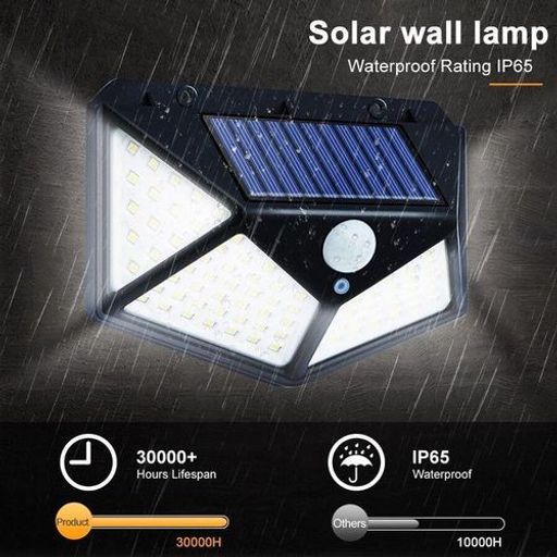 Lampes Murales, Énergie Solaire, Détecteur de Mouvement, Contrôle Nuit, Jardin/Véranda thumbnail 2