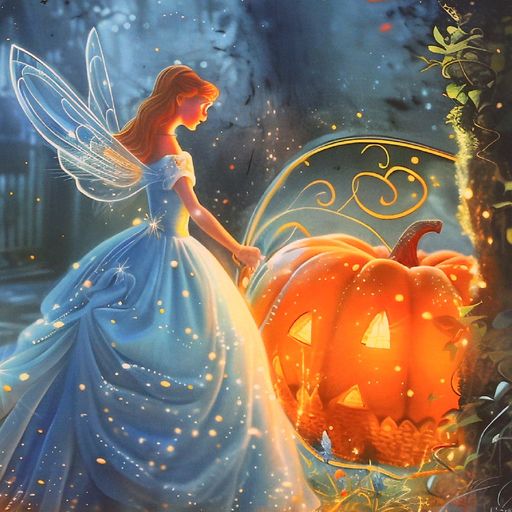 Housse de Couette ""Reines des Fées""  1 Place  (160x220 cm) + 1 Taies d’Oreiller// Collection Ma Petite Princesse thumbnail 3