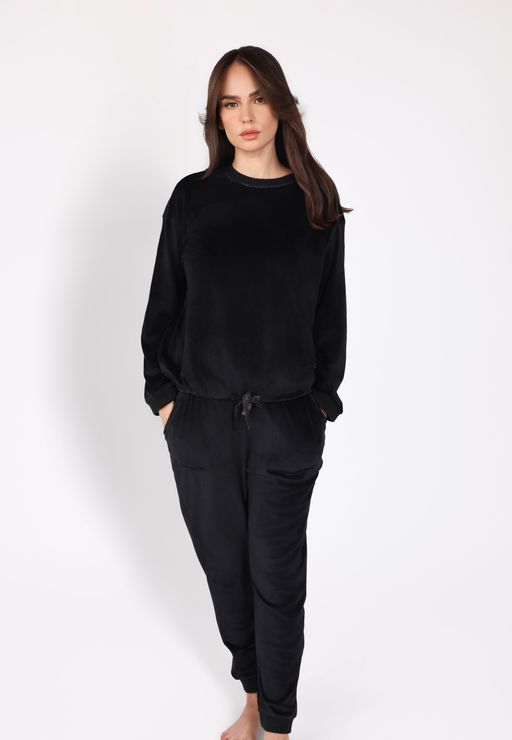 Ensemble Pyjama à Boutons Epaule | Collection Velvet MLC thumbnail 1