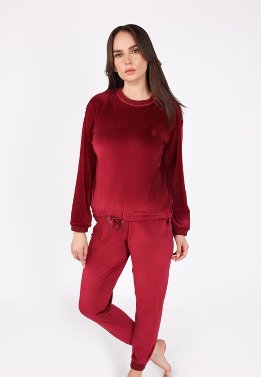 Ensemble Pyjama à Boutons Epaule | Collection Velvet MLC thumbnail 1