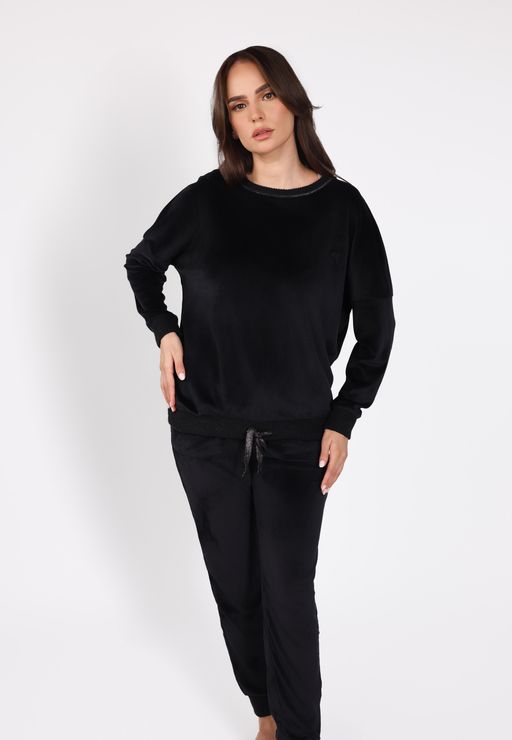 Ensemble Pyjama Col Rond | Collection Velvet MLC thumbnail 1