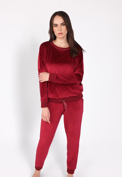 Ensemble Pyjama Col Rond | Collection Velvet MLC thumbnail 1