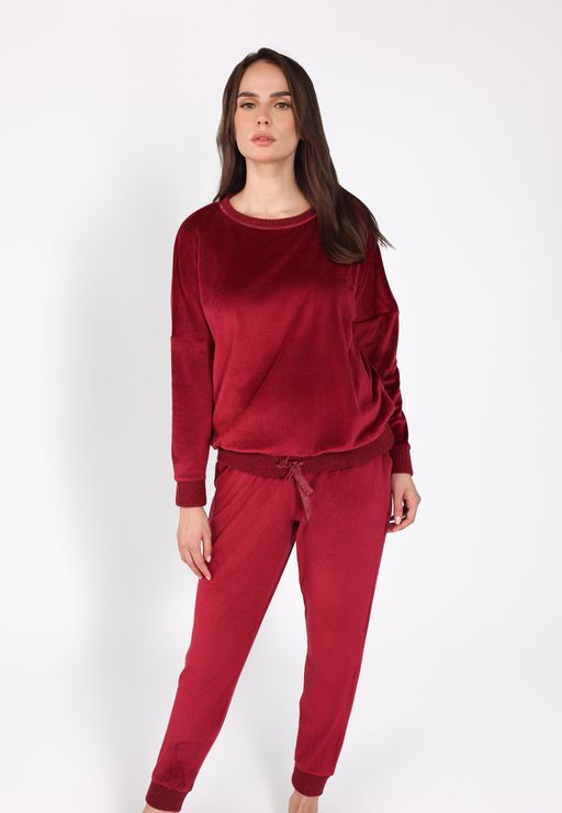 Ensemble Pyjama Col Rond | Collection Velvet MLC thumbnail 2