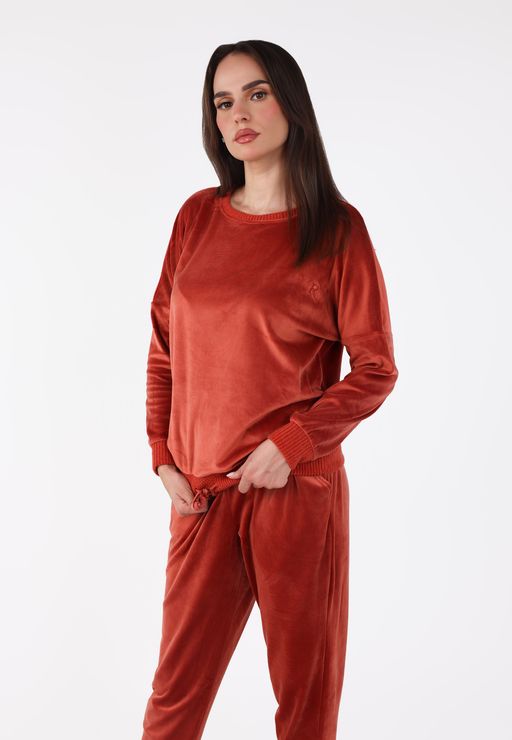 Ensemble Pyjama Col Rond | Collection Velvet MLC thumbnail 2
