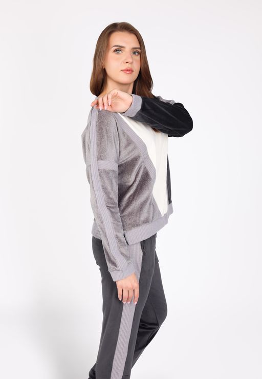 Pyjama Bicolore en Velours Doux | Collection Velvet MLC thumbnail 3