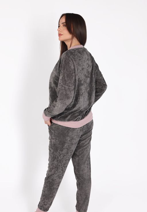 Pyjama Doux à Détails Roses | Collection Silver Cloud thumbnail 3