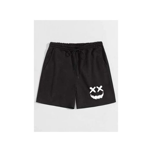Short Noir Simple pour Homme Imp/02295 thumbnail 1