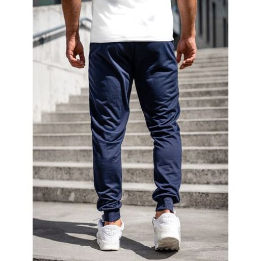 Super Pantalon Bleu Marine Style/ Ori thumbnail 3