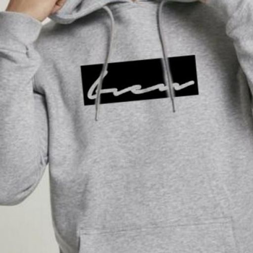 Hoodie capuche Homme Gris thumbnail 4