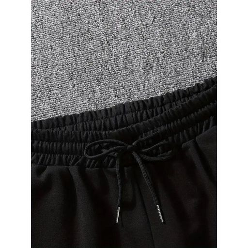 Ensemble T-shirt/short Noir Haute Qualité thumbnail 2