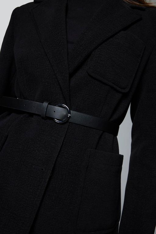 Veste À Double Boutonnage Ceinturée thumbnail 4