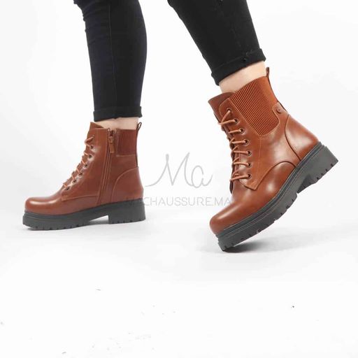 Helga - Bottines en Tabac thumbnail 1