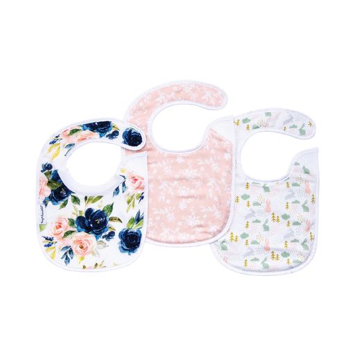Ensemble de 3 bavoirs d'alimentation - Blush thumbnail 4