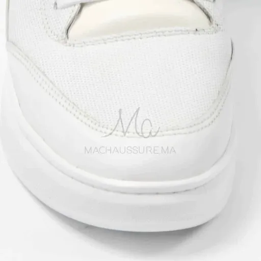 Move - Baskets Basses 100% Cuir – Blanc thumbnail 3