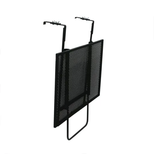Clara Table de Balcon Pliable Noir 60.5x40x50 cm thumbnail 4
