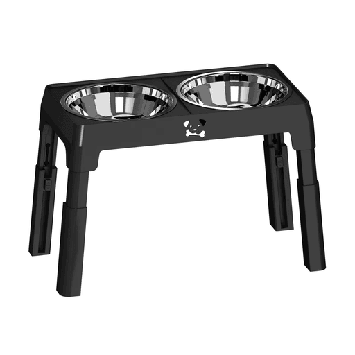Adjustable Elevated Dog Bowls – Raised Feeder with 5 Heights thumbnail 3
