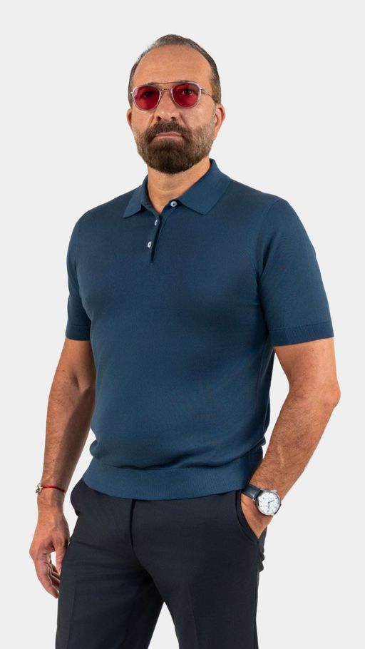 Polo Pompei Bleu Marine thumbnail 1