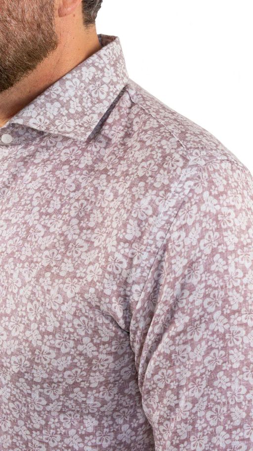 Fefe Floral Linen Shirt thumbnail 2