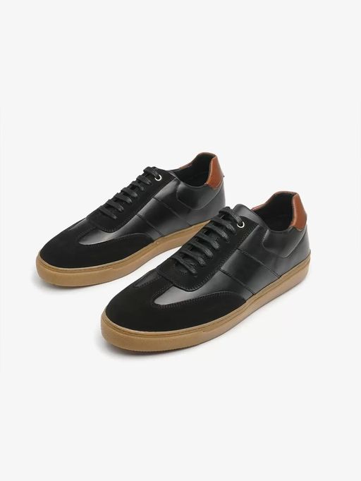 Tennis Tommy En Cuir Noir thumbnail 2