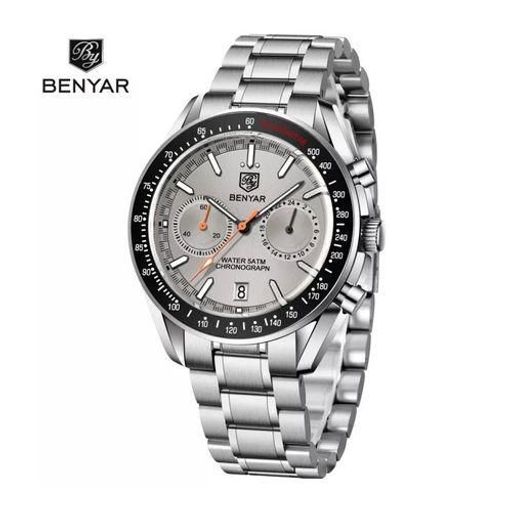 Montres-bracelets Chronographes de Sport Entièrement en Acier Étanche thumbnail 1