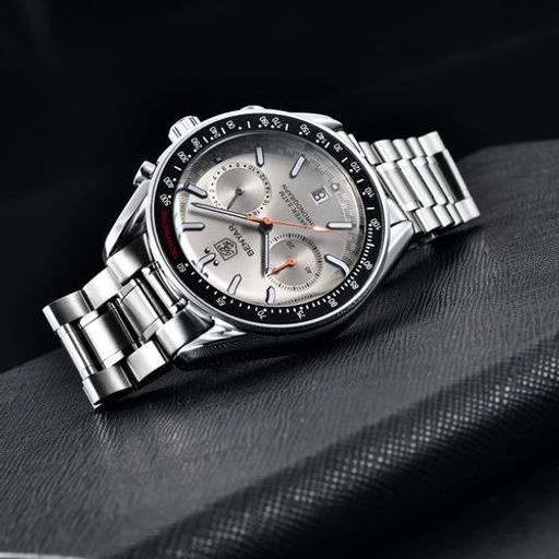 Montre Bracelet Argent pour Hommes Quartz Chronographe thumbnail 1
