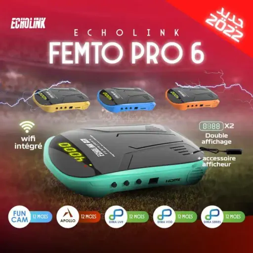 Recepteur TV Femto PRO 6 Les Meilleurs Récepteurs Numériques au Maroc thumbnail 2