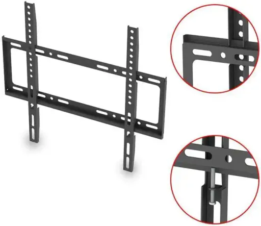 Support TV Mural - Fixe - 26-63 - Acier Laminé - Charge Max 50 kg thumbnail 4