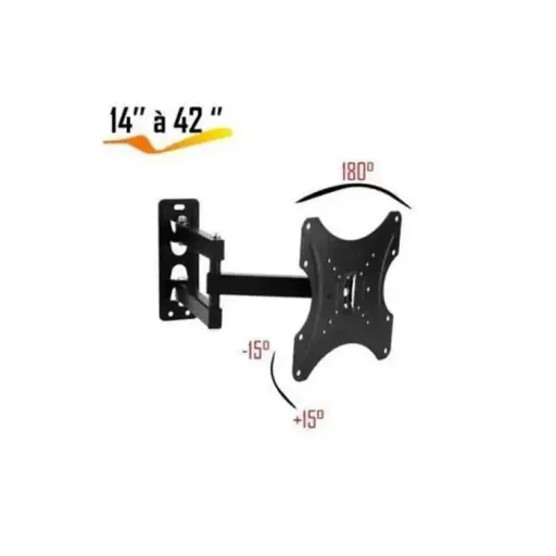 Support Télévision Pro LED LCD TV Rotatif 180° / 14 à 42 thumbnail 2