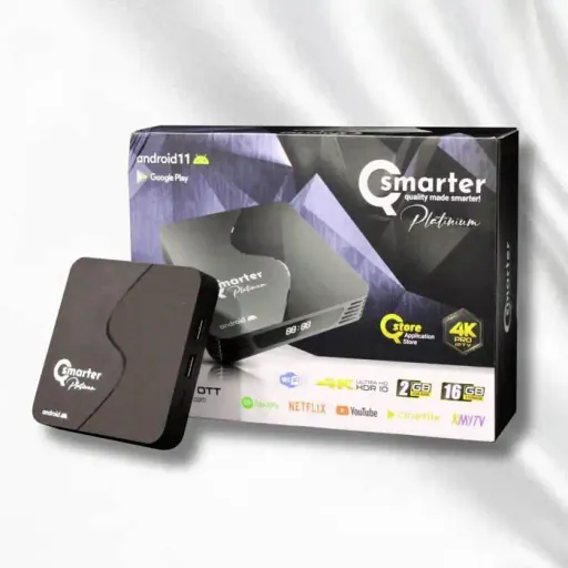 Smart TV BOX  - 4K - Wifi - 16Go - Abonnement Netflix 12 Mois thumbnail 2