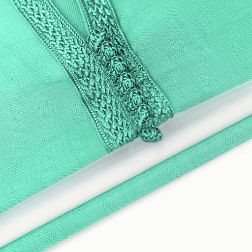 Jellaba Turquoise pour Fille thumbnail 3
