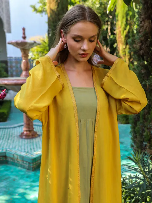 Kimono - jaune thumbnail 3