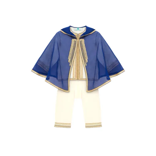 Jabador - beige pour enfant avec selham bleu thumbnail 1