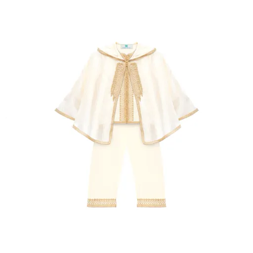 Jabador pour enfant avec selham - beige thumbnail 1