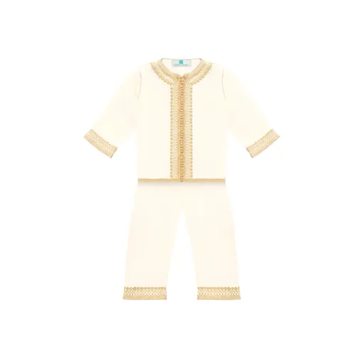 Jabador pour enfant avec selham - beige thumbnail 2