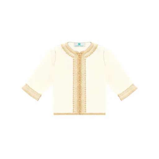 Jabador pour enfant avec selham - beige thumbnail 3