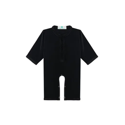 Grenouillère - Noir pour Bébé sans Selham thumbnail 2