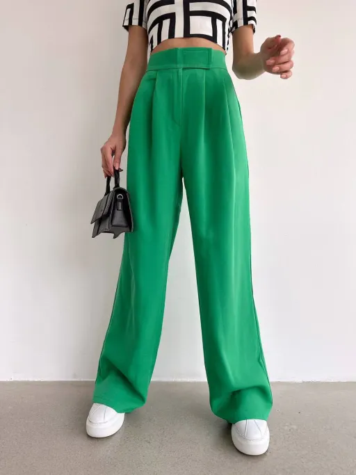Pantalon Palazzo Avec Scratch thumbnail 2